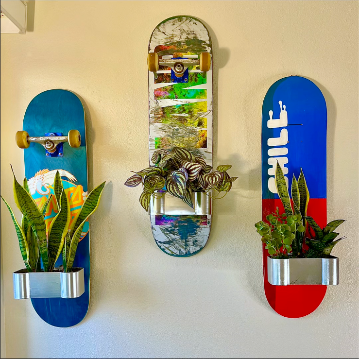 Skate Deck Planter